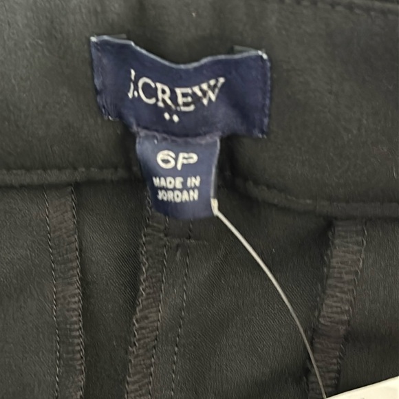 NEW J. CREW FACTORY Petite slim-fit full-length trouser pant in Black Size P6 - Picture 8 of 9